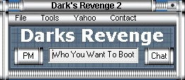 Darks Revenge 2 silver interface with PM, target and Chat controls